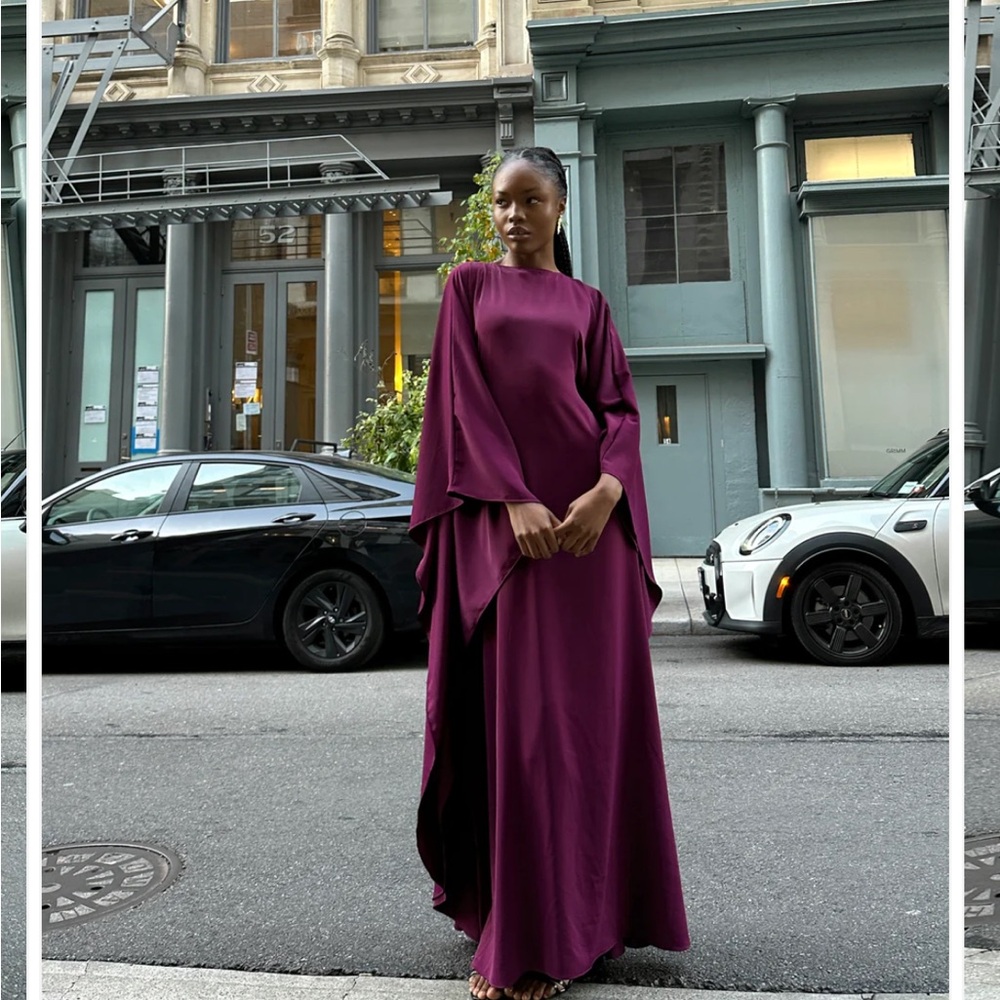 ESMÉ NEW YORK Berry Kaftan Dress - Picture 3 of 4